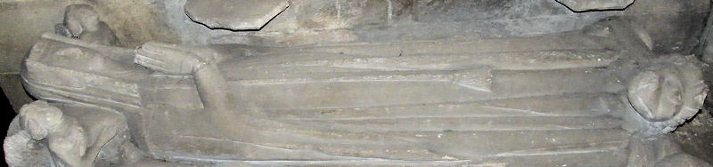 Chewton Mendip St Mary Henry Fitzroger 1350 tomb 1388 and wife Elizabeth Fitzroger 1388